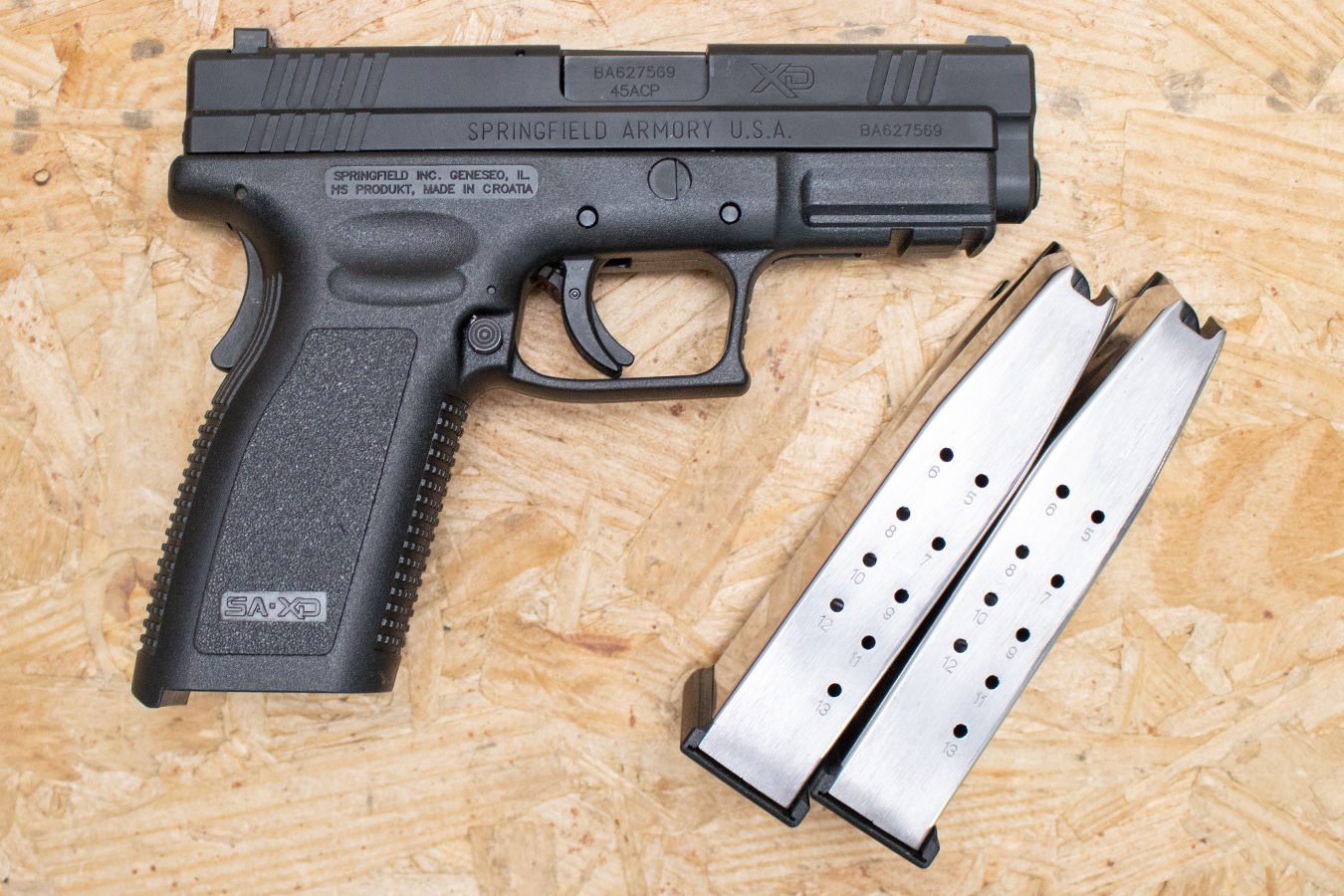 SPRINGFIELD XD-45 Full Size 45ACP Police Trade-In Pistol w/Two Mags (Very Good Condition)